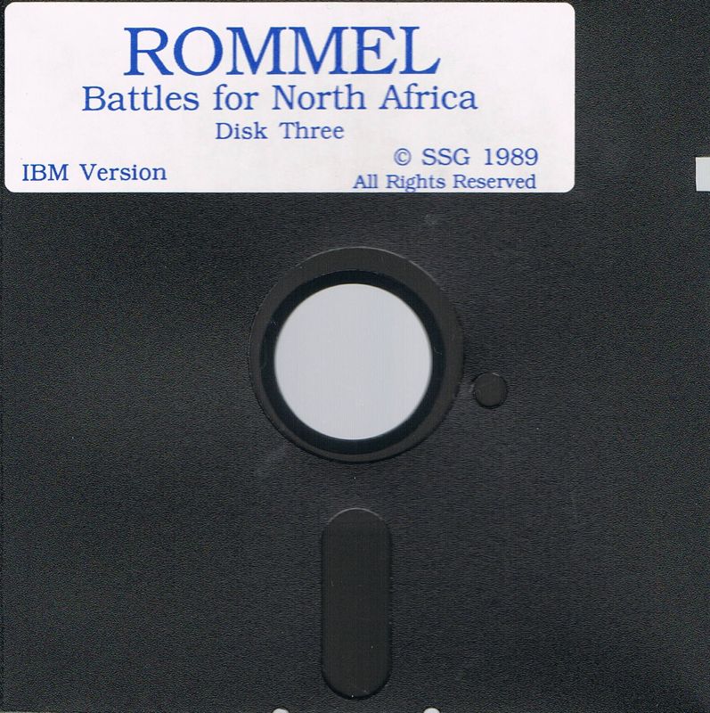 Media for Rommel: Battles for North Africa (DOS) (5.25" Disk release): Disk Three