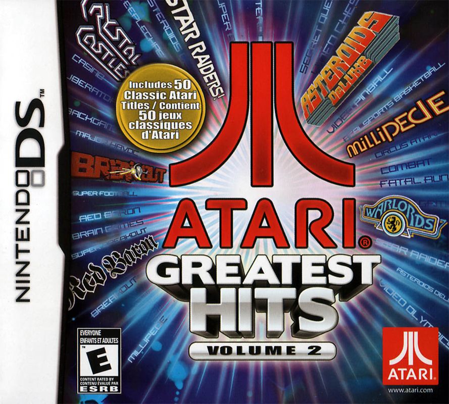 Front Cover for Atari Greatest Hits: Volume 2 (Nintendo DS)