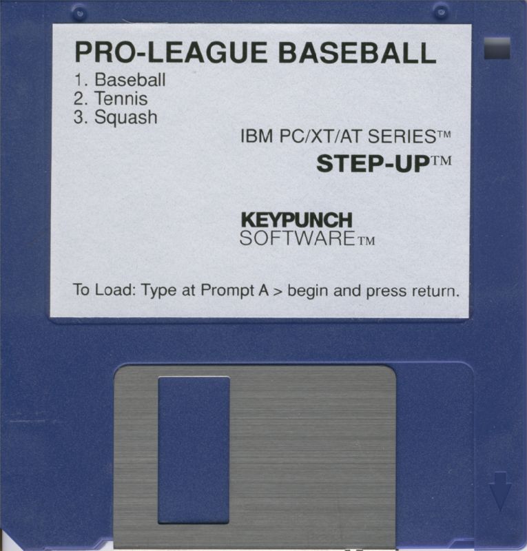 Media for Pro-League Baseball (DOS) (IBM PC/XT/AT Series and compatibles): 1/1