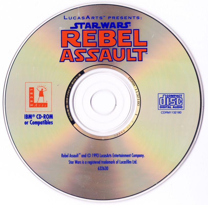 Media for Star Wars: Rebel Assault (DOS)