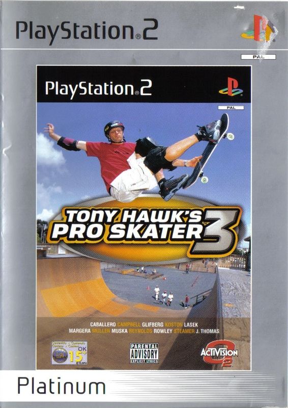 Tony Hawk's Pro Skater 3 Cover Or Packaging Material - MobyGames