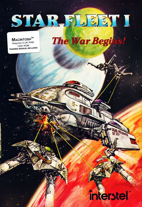 Front Cover for Star Fleet I: The War Begins! (Macintosh)