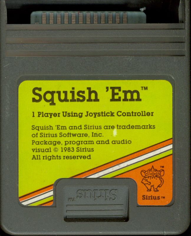 Media for Squish 'em (Atari 8-bit)