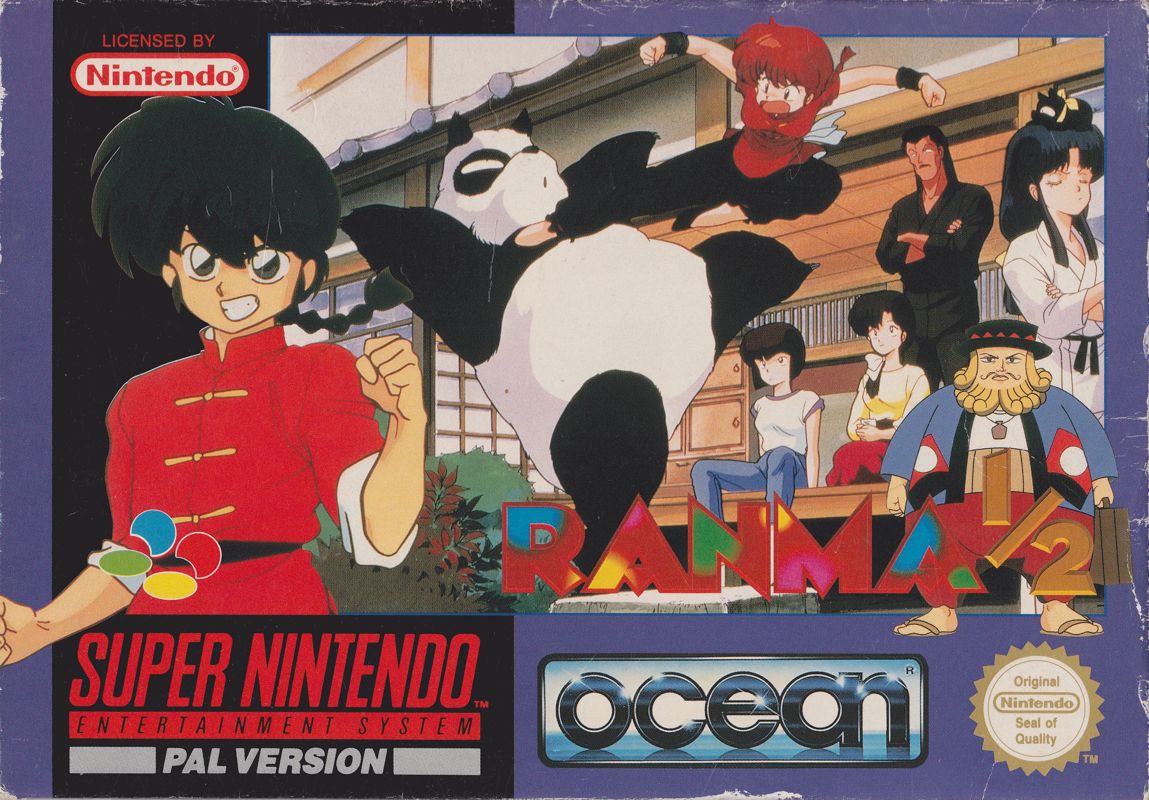 Front Cover for Ranma 1/2: Hard Battle (SNES)