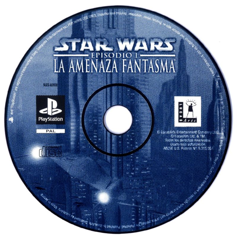 Media for Star Wars: Episode I - The Phantom Menace (PlayStation)