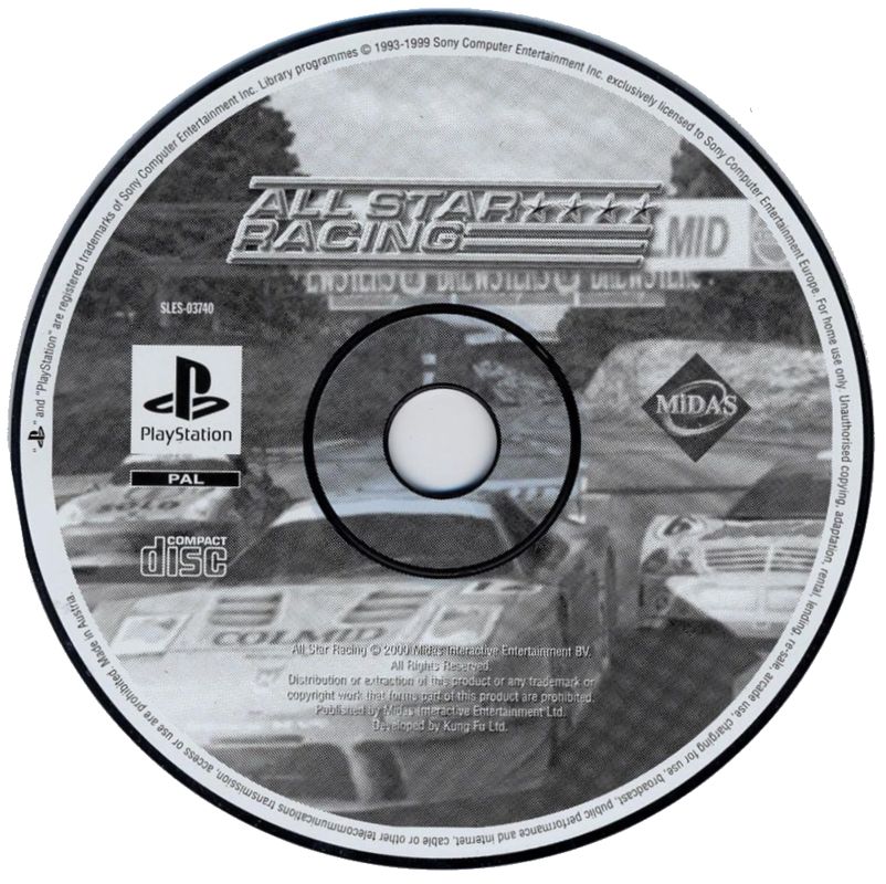 Media for All Star Racing (PlayStation)