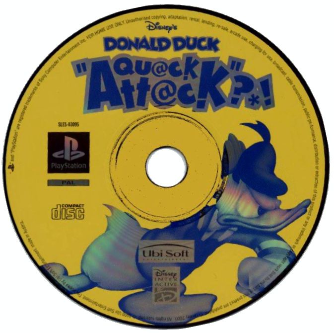 Media for Disney's Donald Duck: Goin' Quackers (PlayStation)