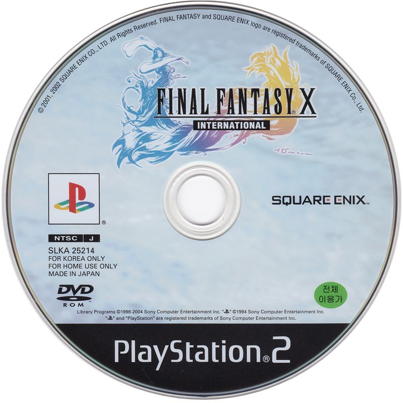 Final Fantasy X International for PlayStation 2