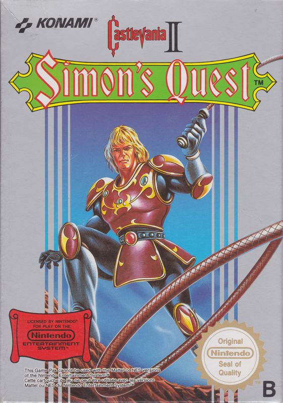 Front Cover for Castlevania II: Simon's Quest (NES)