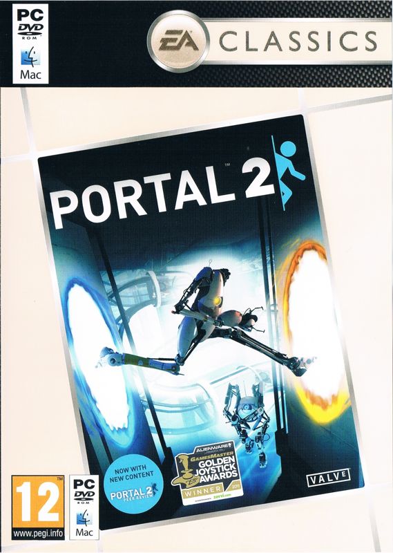Front Cover for Portal 2 (Macintosh and Windows) (EA Classics release)