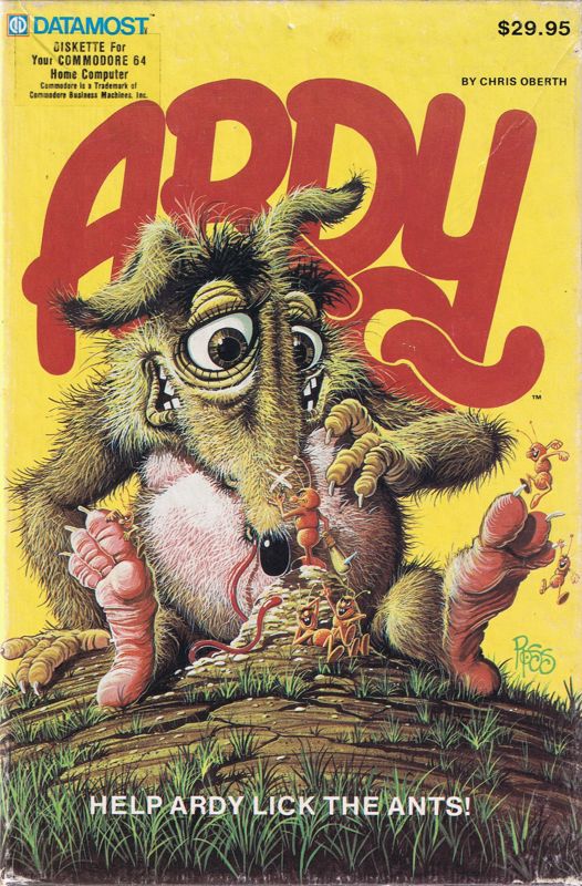 Front Cover for Ardy the Aardvark (Commodore 64)