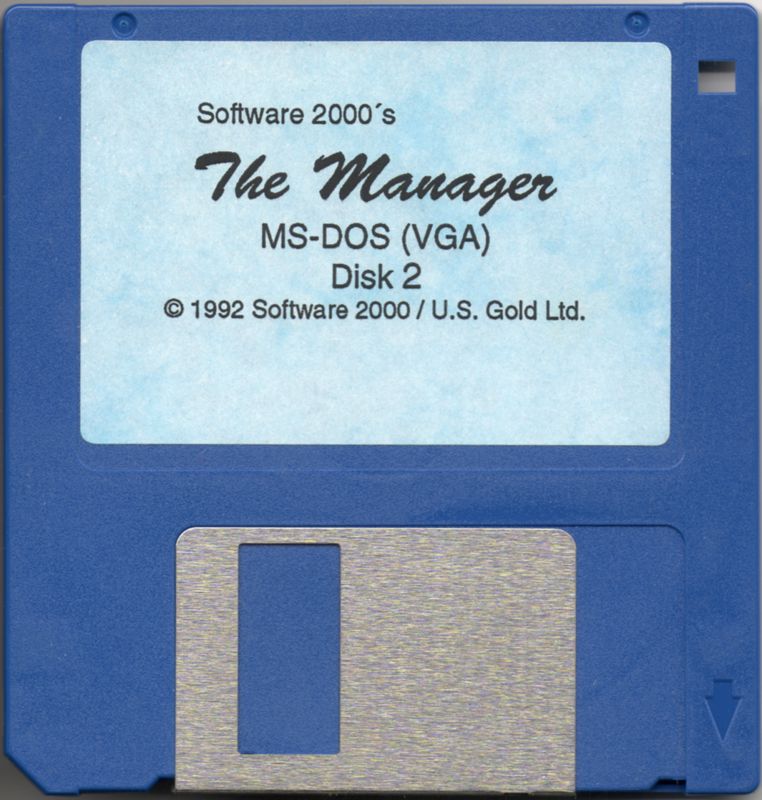 Media for The Manager (DOS) (Second release): Disk 2