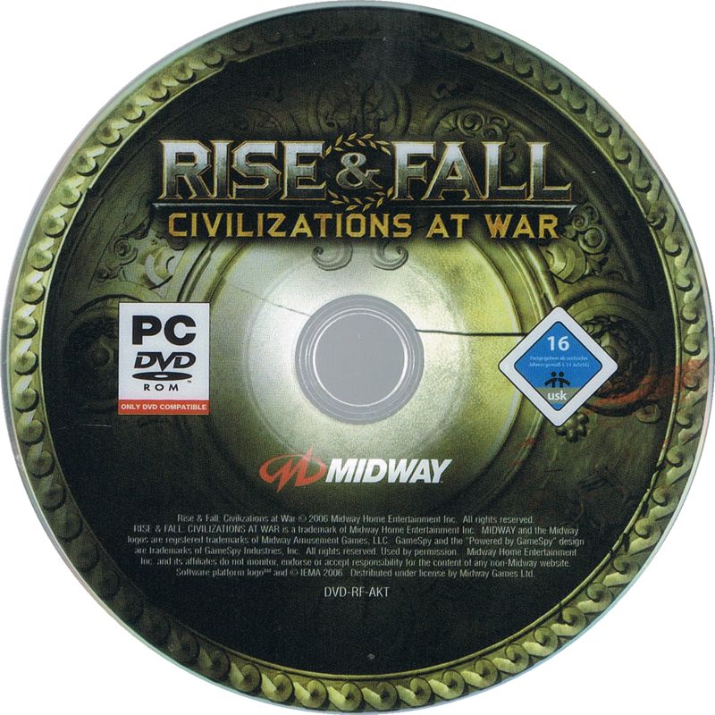 Media for Rise & Fall: Civilizations at War (Windows) (Software Pyramide release)