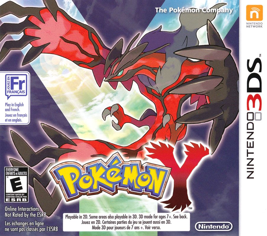 Front Cover for Pokémon Y (Nintendo 3DS)