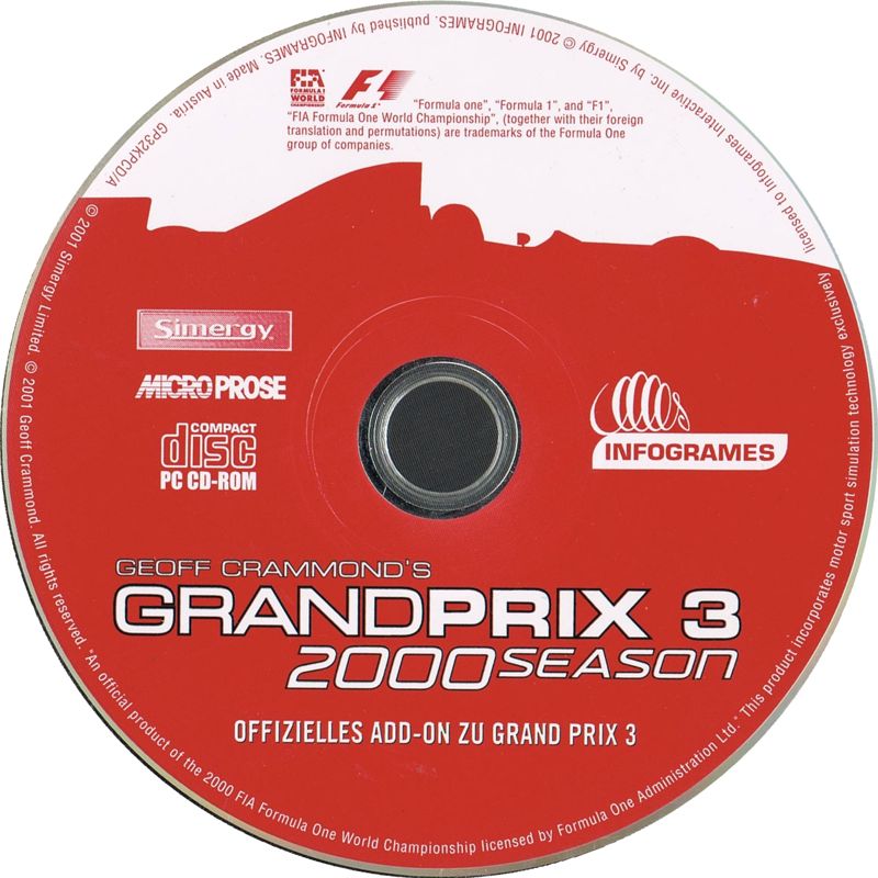 Media for Grand Prix 3 Season 2000 (Windows)