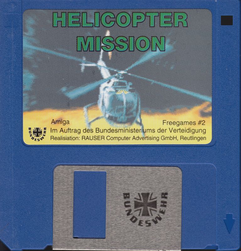 Media for Helicopter Mission (Amiga)