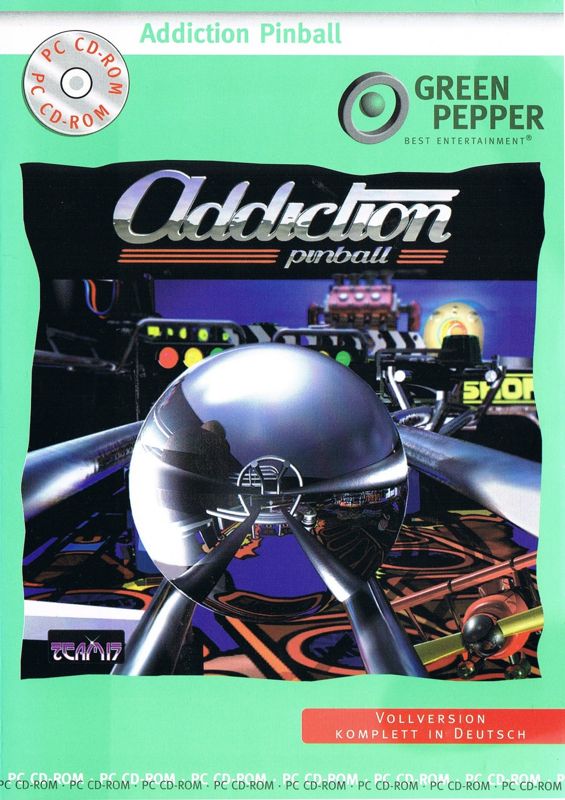 Front Cover for Addiction Pinball (Windows) (Green Pepper release)