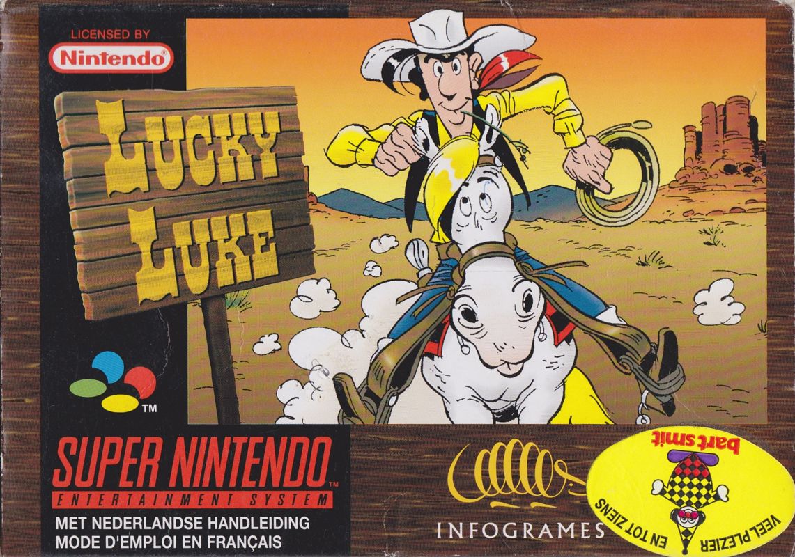 Front Cover for Lucky Luke (SNES)