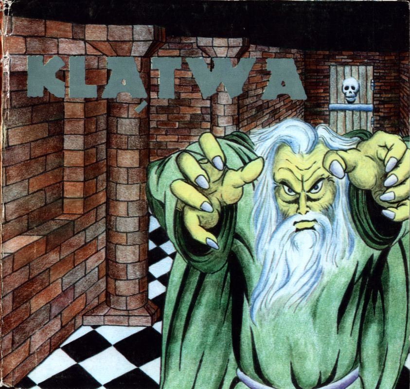 Front Cover for Klątwa (Atari 8-bit) (5.25" disk release)