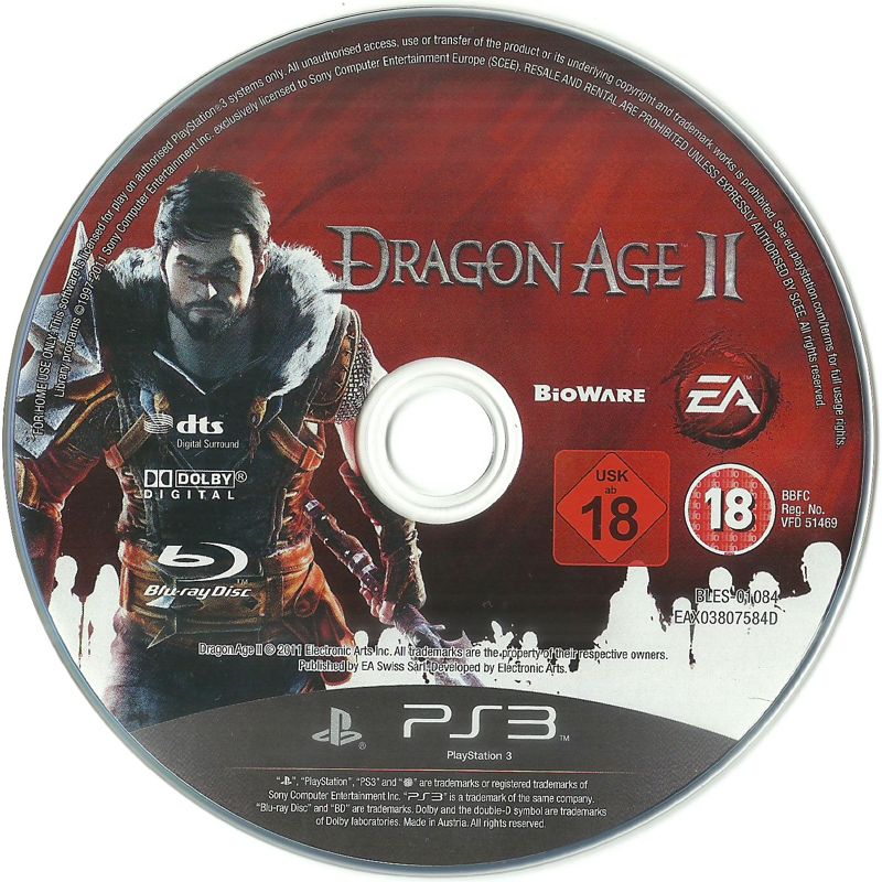 Media for Dragon Age II (PlayStation 3)