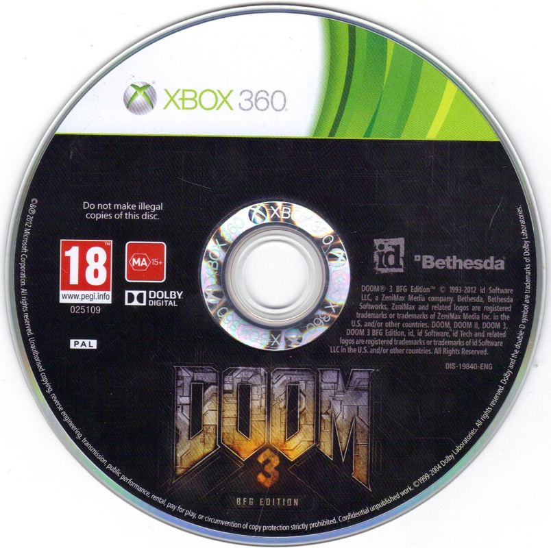 Media for Doom³: BFG Edition (Xbox 360)