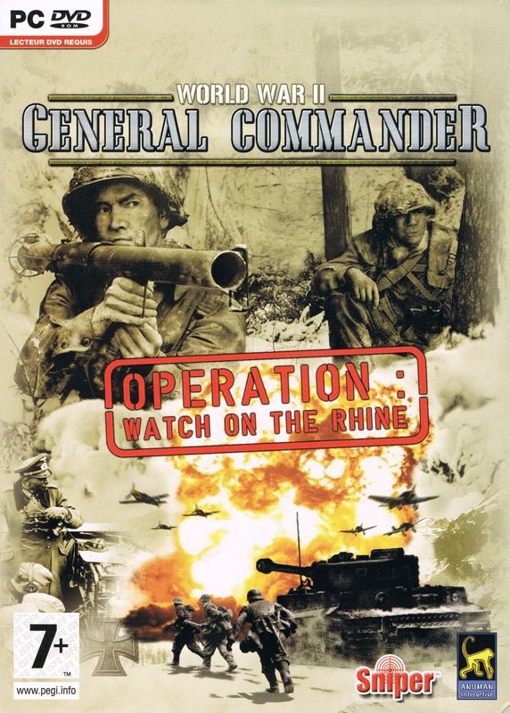 Front Cover for World War II General Commander: Operation: Watch on the Rhine (Windows)