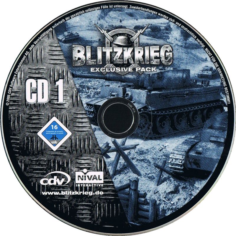 Media for Blitzkrieg: Exclusive Pack (Windows) (Software Pyramide release): Disc 1