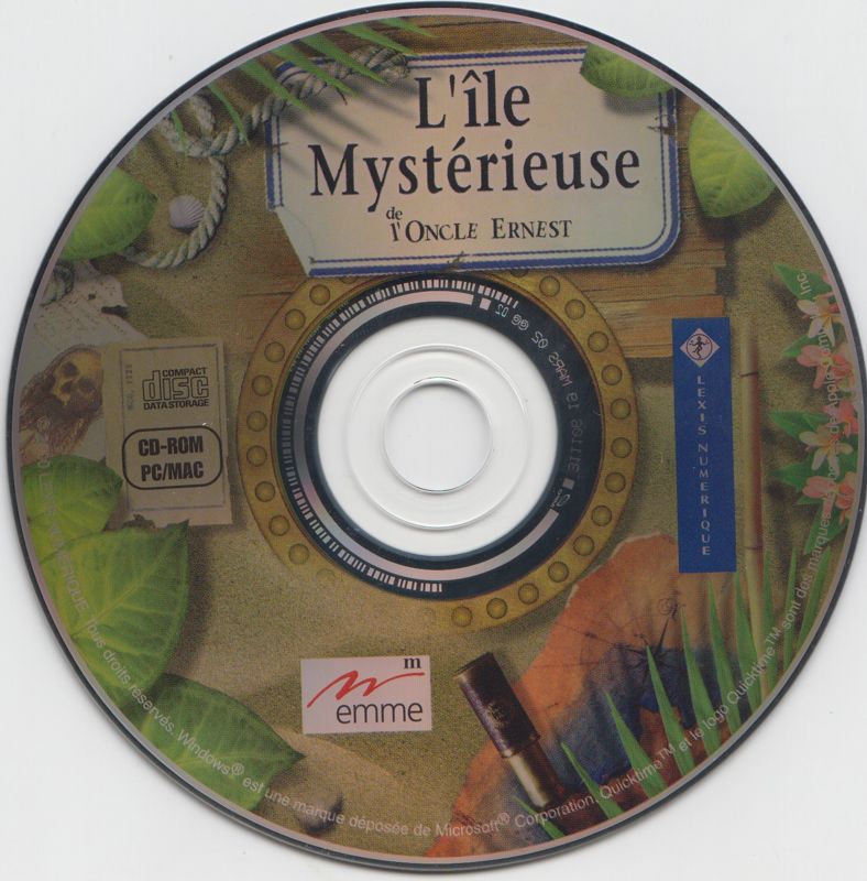 Media for L'Oncle Ernest: La Trilogie (Macintosh and Windows): Disc 3 - L'Île Mystérieuse