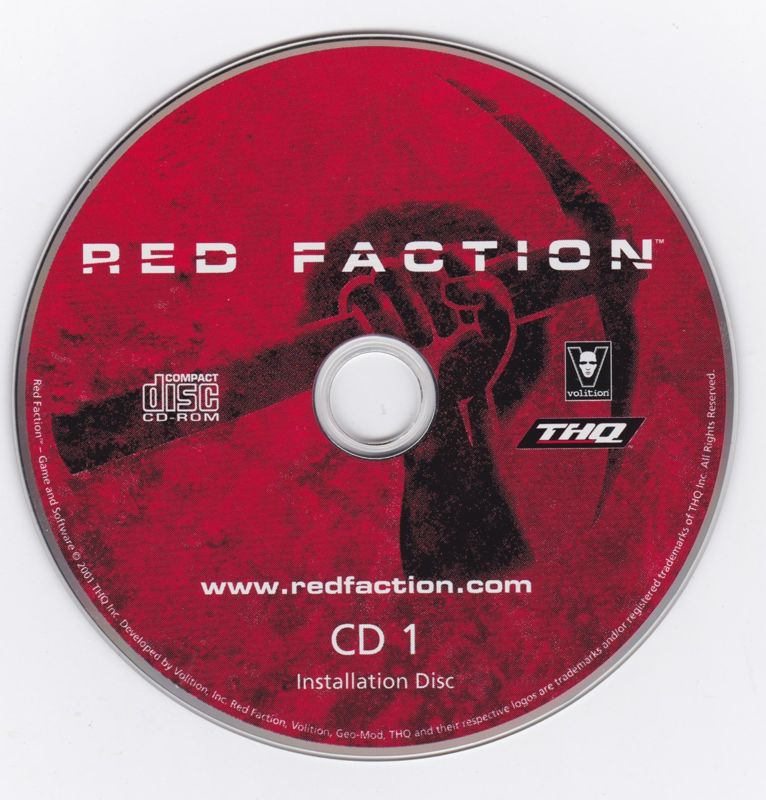 Media for Red Faction (Windows): Disc 1