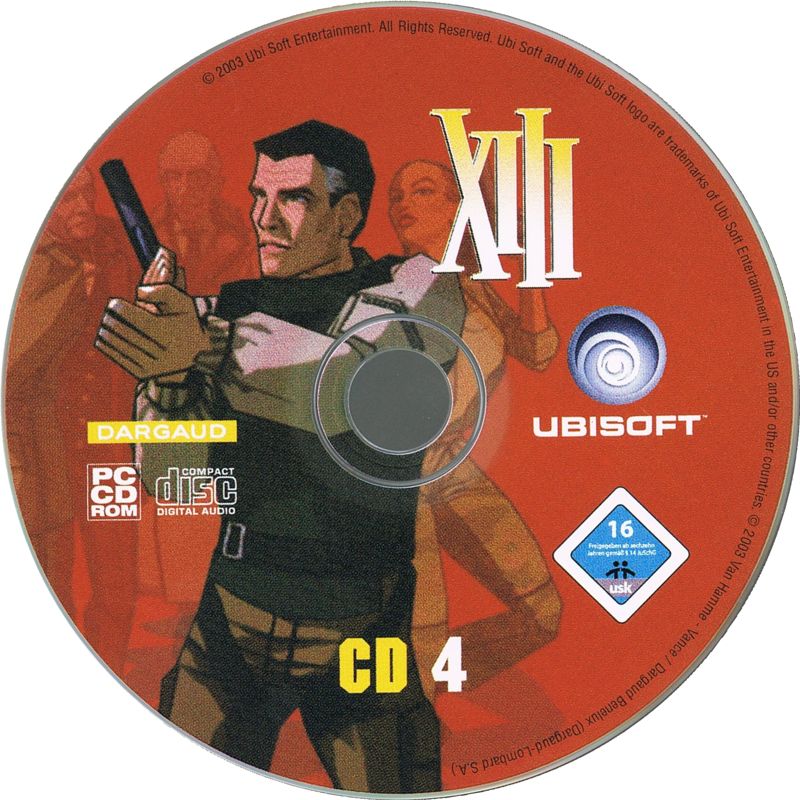 Media for XIII (Windows) (Ubisoft eXclusive release): Disk 4