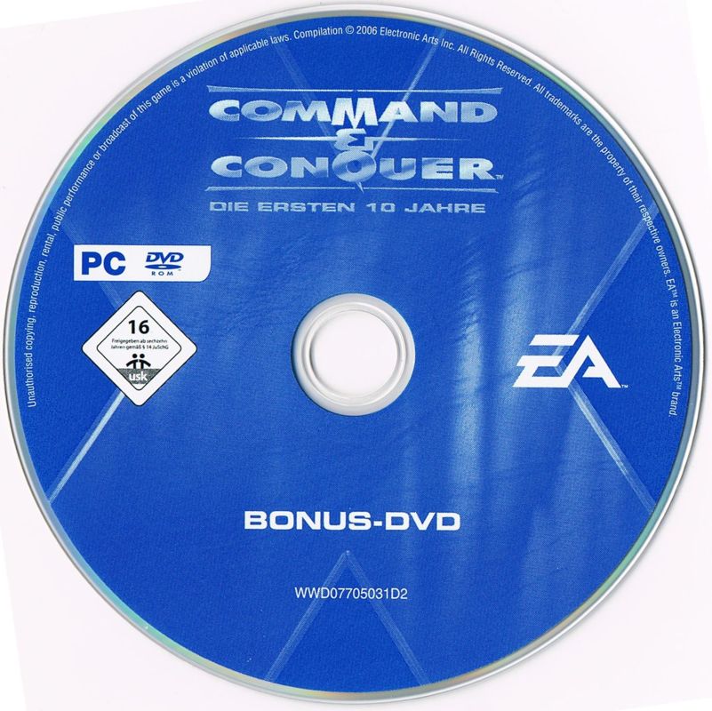 Extras for Command & Conquer: The First Decade (Windows): Bonus DVD