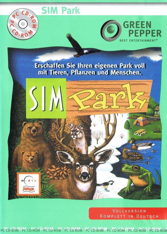Front Cover for SimPark (Windows and Windows 3.x) (Green Pepper release)