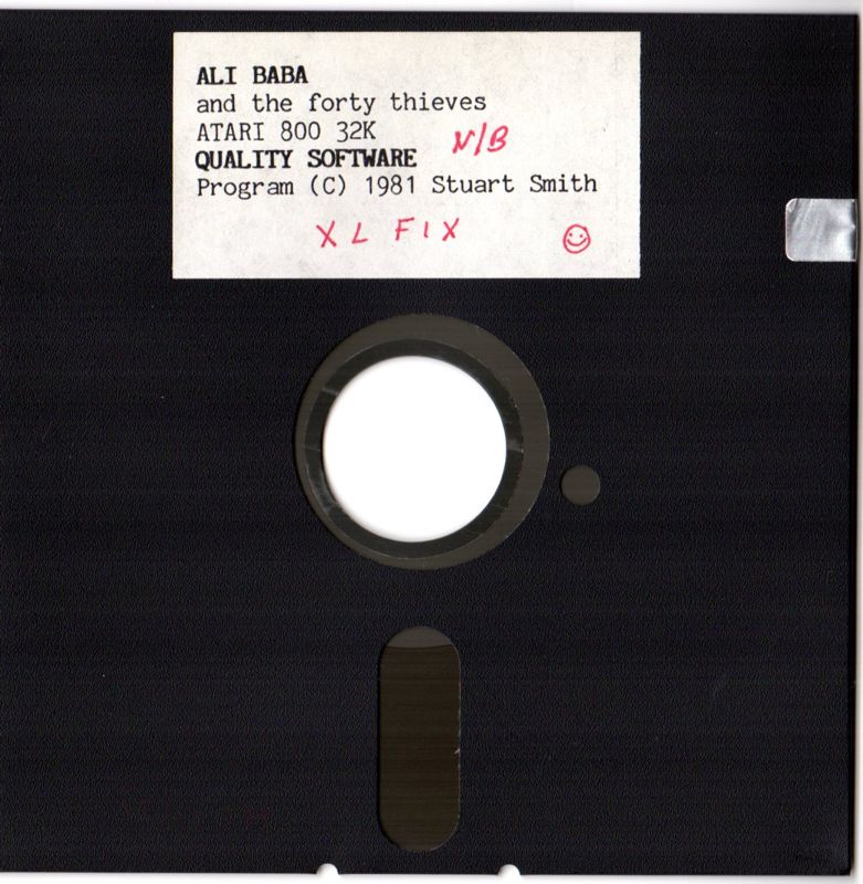 Media for Ali Baba and the Forty Thieves (Atari 8-bit) (Cardboard Folder Version)