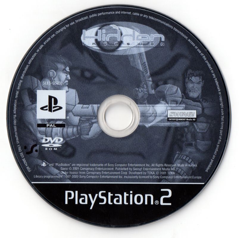 Media for Hidden Invasion (PlayStation 2)