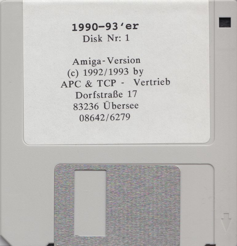 Media for 1990: Die 1993'er Edition (Amiga): Disk 1/3