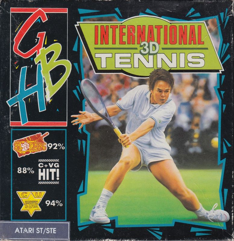 Front Cover for International 3D Tennis (Atari ST) (GBH budget release)