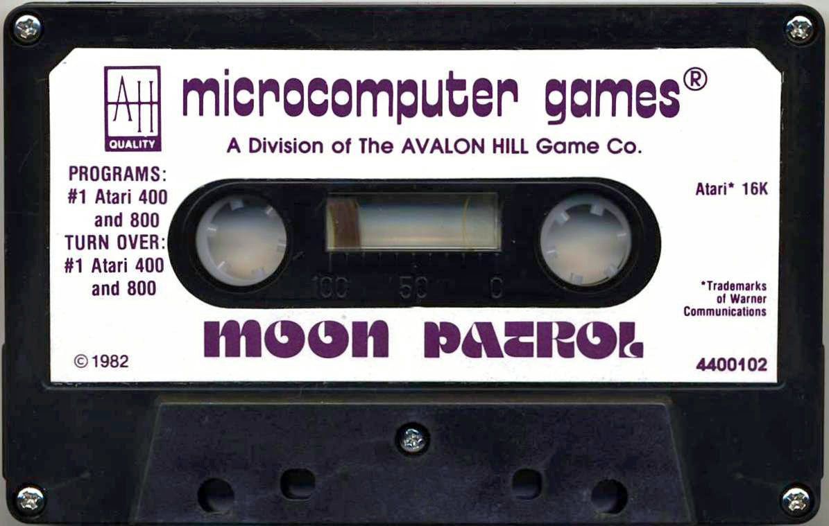 Media for Moon Patrol (Atari 8-bit)