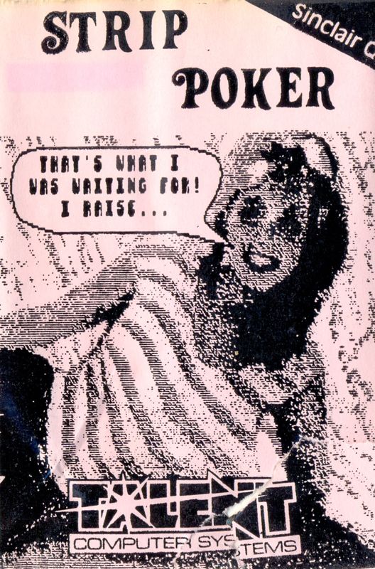 Front Cover for Strip Poker (Sinclair QL)
