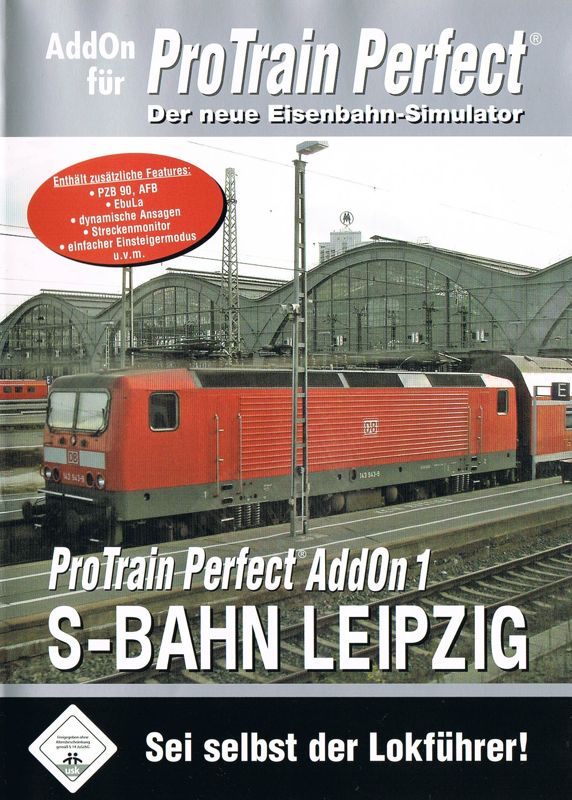 Front Cover for ProTrain Perfect AddOn 1: S-Bahn Leipzig (Windows)