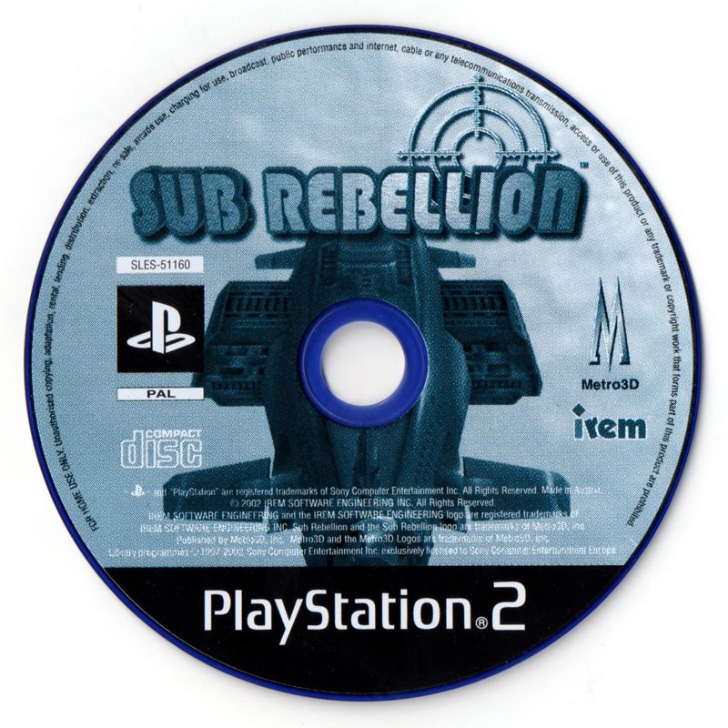 Media for Sub Rebellion (PlayStation 2)
