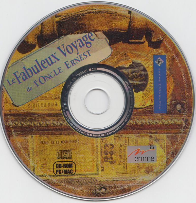 Media for L'Oncle Ernest: La Trilogie (Macintosh and Windows): Disc 2 - Le Fabuleux Voyage