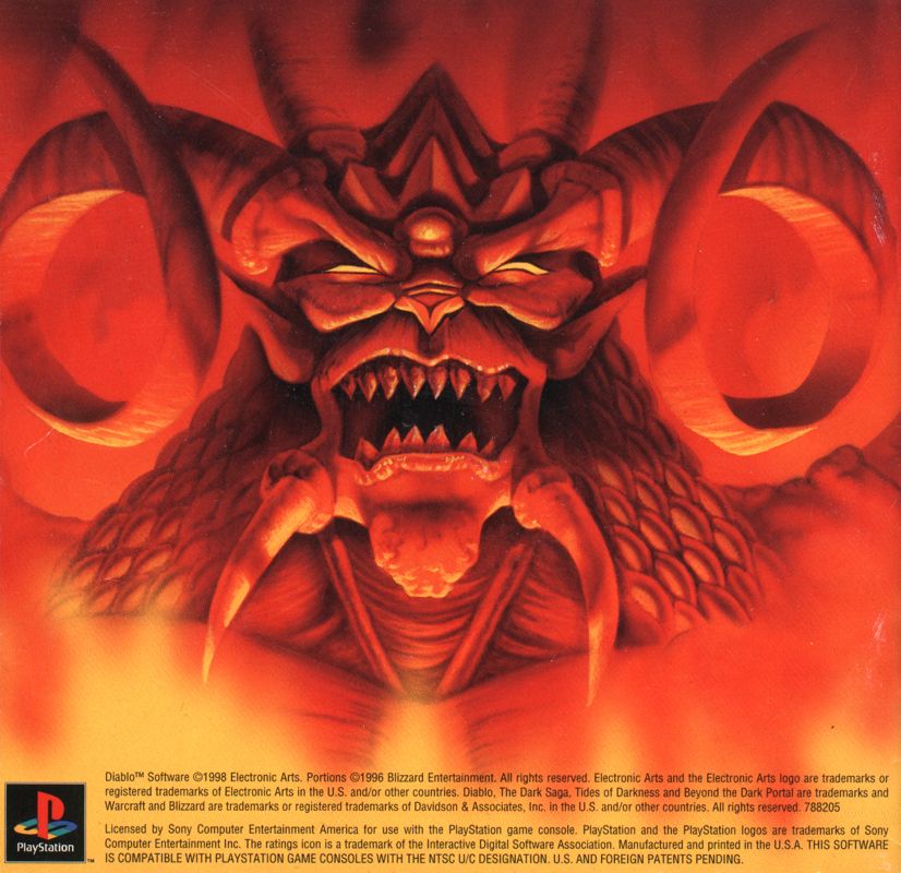 Inside Cover for Diablo (PlayStation): Left Inlay