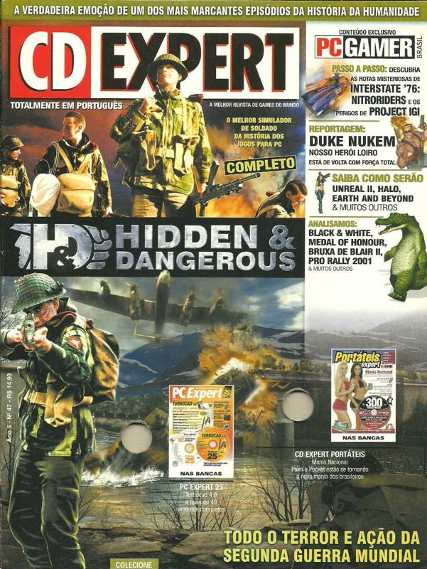 Front Cover for Hidden & Dangerous (Windows) (PC Gamer / CD Expert N° 47 covermount)
