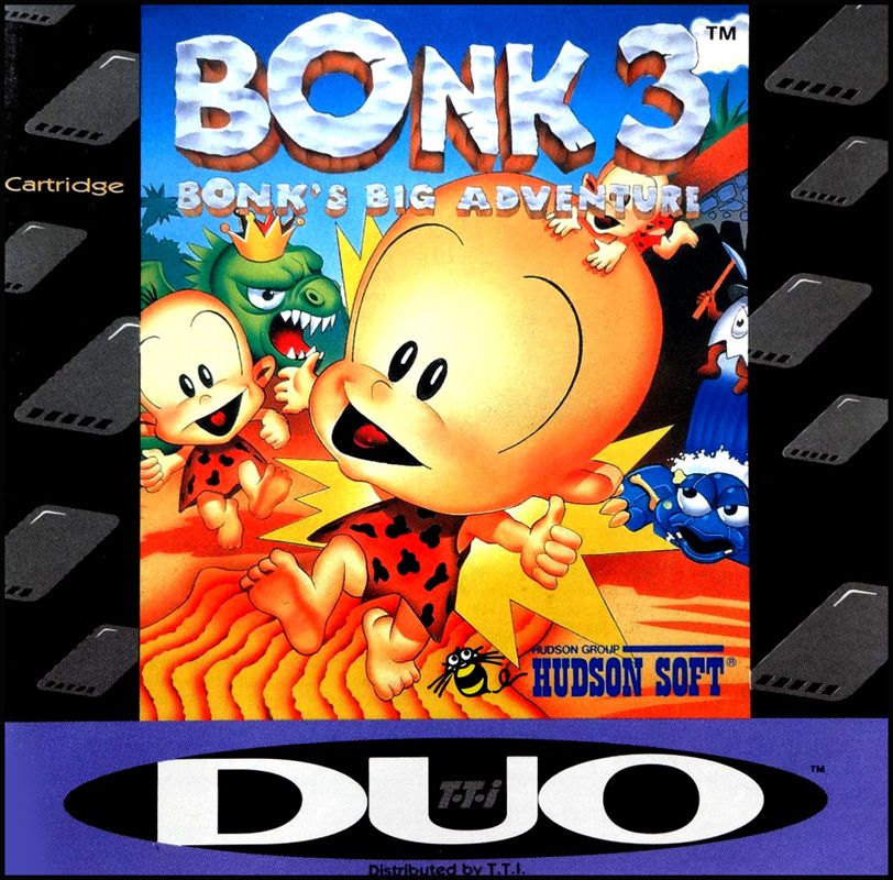 Front Cover for Bonk 3: Bonk's Big Adventure (TurboGrafx-16)
