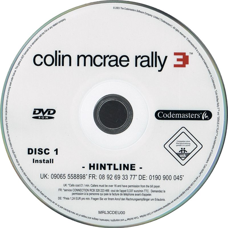 Media for Colin McRae Rally 3 (Windows) (Software Pyramide release)