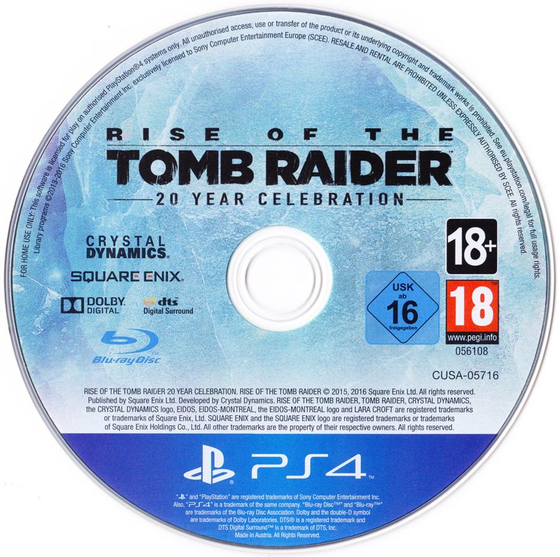Media for Rise of the Tomb Raider: 20 Year Celebration (PlayStation 4)