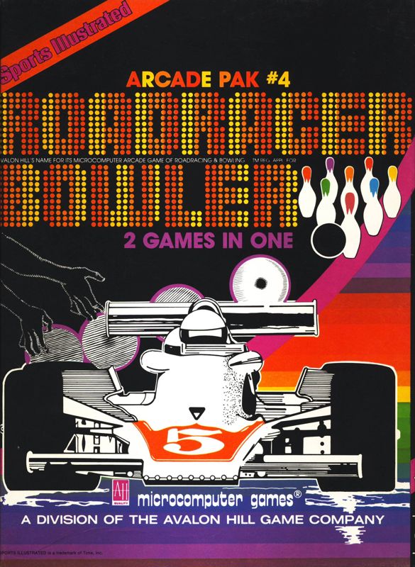 Front Cover for Roadracer Bowler (Atari 8-bit and Commodore PET/CBM)