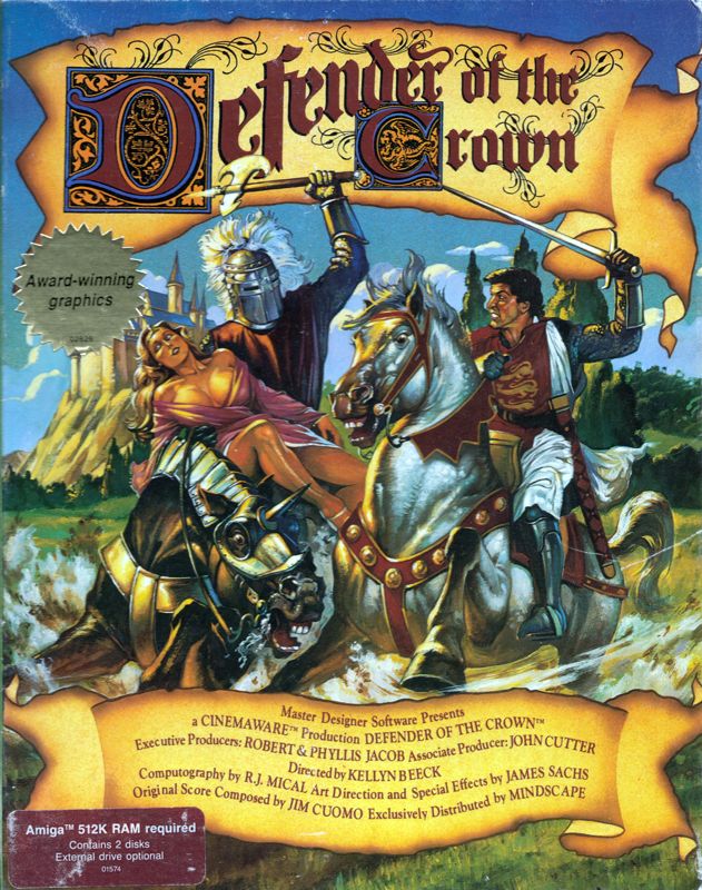 Front Cover for Defender of the Crown (Amiga)