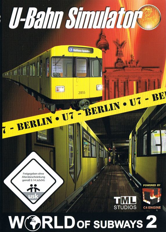 Front Cover for Subway Simulator: Berlin • U7 - World of Subways 2 (Windows)