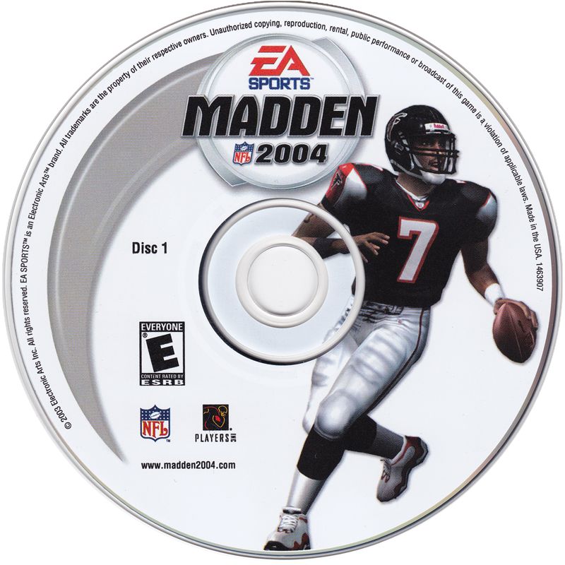 Media for Madden NFL 2004 (Windows): Disc 1/2